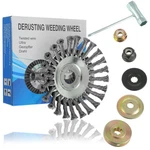 New 6 Inch Unbreakable Wired Trimmer Blade, Electric Weed Blades Silvery. Fixed Price $22.70.