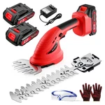 Cordless Hedge Trimmer With Battery (2PACK) Charger, In 1 Handheld Smal.... Fixed Price $56.37.