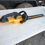 Dewalt 20V Cordless Hedge Trimmer 24 In Dual-action Blades Yellow/black. Fixed Price $125.00.