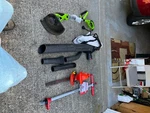 Black &decker Hedge Trimmer, Craftsman Blower/vac, Portland 13 String. Fixed Price $125.00.