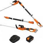 Garcare In 1 Pole Hedge Trimmer Cordless Blade Length 20V 4.0AH Battery. Fixed Price $79.99.