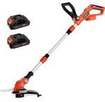 2-IN-1 Cordless String Trimmer & Edger Two Ah Batteries Komasty 20 Volt. Fixed Price $115.00.