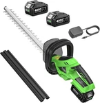 Taskstar 22" Cordless Shrub Hedge Trimmer Electric 4.0AH Rechargeable Battery. Fixed Price $86.36.
