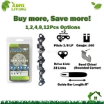 Sawchain For Chicago Electric 68862 Craftsman 151.74326 Poulan PPB40PS 8". Fixed Price $34.48.