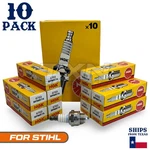 10 Pack Ngk Spark Plug - For Stihl Trimmer Cutter Hs 46. Fixed Price $46.77.