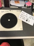 Steel Brushcutter Blade For Bore Part 395-228 Niob. Fixed Price $40.00.