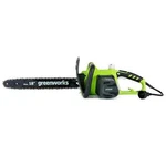 Greenworks 20332 14.5 Amp Corded Electric Chainsaw 18 Inch Oregon And Bar. Fixed Price $69.99.