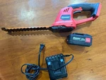 Bauer 20V Cordless Hedge Trimmer With Battery And Charger. Fixed Price $89.99.