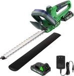Cordless Hedge With Battery And Charger, 20V Bush Trimmer, 22" Dual-acti. Fixed Price $130.99.