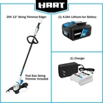 Hart 20V Cordless 13" Trimmer Kit, W/2.0 Ah Lithium-ion Battery (new/sealed). Fixed Price $99.00.