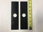 (10) Universal Edger Blade Replacements Echo Stihl Toro Lawn 8" X 2" W/ 1" Hole. Fixed Price $35.00.