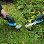 Duratech 7.2V 2-IN-1 Cordless Handheld Grass Trimmer & Hedge Shear. Fixed Price $45.99.