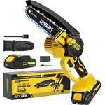 Imoumlive 21V 2.0AH Cordless Mini Chainsaw 6 Inch Electric Pruning. Fixed Price $51.99.