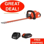 Cordless Battery Powered Hedge Trimmer 56V 22 In. Double-sided Reciprocating. Fixed Price $329.99.