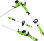 Garcare 2 Pole Hedge Trimmer Corded 18 Inch Dual-action Laser Cut 4.8AMP. Fixed Price $139.99.
