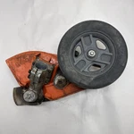 Oem Husqvarna Curved Shaft Edger Case Gearbox With Guard & Wheel. Fixed Price $59.94.