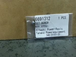 6691312 Screw Hitachi Tanaka Genuine Part. Fixed Price $9.54.