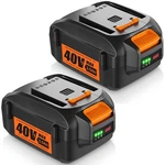 Pack WA3580 3.5AH Li-ion Battery For Worx 40V WG640 WG180 WG280 WG380 WG580. Fixed Price $46.99.