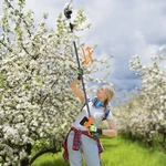 Hedge Trimmer Lithium Battery Powered Garden Tree Trimming Saw Electric Pole. Fixed Price $104.80.