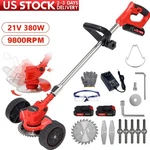 Cordless Electric Weed Lawn Eater Edger Yard Grass String Trimmer Cutter Mower. Fixed Price $30.96.