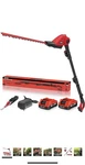 Alloyman 20V Cordless Pole Hedge Trimmer, 16" Blade, 8FT Reach, Battery/charger. Fixed Price $89.99.