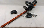 Worx WG255.1 20V Cordless 22" Hedge Trimmer With Charger & Battery Tested Works. Fixed Price $99.97.