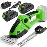 Hedge Trimmer & Cordless Grass SHEAR-2 In 1 Handheld Battery. Fixed Price $33.50.