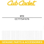 Mtd 777S41676 Label-edger Warning Lwn Edgr For Troy-bilt TBE550 55T4B66 25A 2023. Fixed Price $21.95.