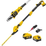 Alloyman 2-IN-1 Telescopic Pole Hedge Trimmer 16IN Saw 8.6IN. Fixed Price $259.99.