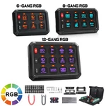 Rgb 6/8/12 Gang Switch Panel Circuit Control Led Light Bar For Jeep Off-road. Fixed Price $80.89.