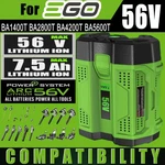 Pack 7.5AH For Ego 56VOLT BA1400T BA4200 BA2800 Power+ Tool Battery. Fixed Price $230.00.