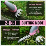 Workpro Cordless Grass Shear & Shrubbery Trimmer 2 In 1 Handheld Hedge. Fixed Price $39.99.
