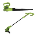 Lightweight String Trimmer Leaf Blower Corded Electric Outdoor Power Combo Kit. Fixed Price $84.99.