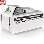24V 6AH Lithium-ion Replacement Battery Compatible W/ Snow Joe Power Tools New. Fixed Price $57.58.