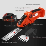 Weepro 24V Cordless Hedge Trimmer 2-IN-1 Lawn Shear, SK5 Blades, 90 Adjustable. Fixed Price $153.98.