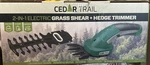 Cedar Trail 2-IN-1 Electric Grass & Hedge Trimmer 1000 RPM/5 Hrs Lightweight. Fixed Price $44.95.