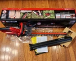 Einhell 18V 20" Cordless Hedge Trimmer. Fixed Price $24.99.