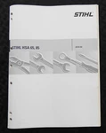 Genuine Stihl Dealers' HSA65 HSA85 Hedge Trimmer Service Manual Battery Op. Fixed Price $26.14.