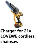 Ac Adapter Battery Charger For All 21V Lovewe Cordless Chainsaw. Fixed Price $14.25.