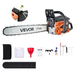 Vevor 62CC Gas Chainsaw 3.8 Hp Powered 20 Inch For Wood Cutting. Fixed Price $123.90.
