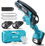 Mini Chainsaw, 6-INCH Cordless, Handheld Electric Power. Fixed Price $55.11.