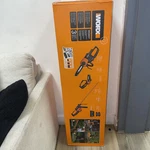Worx WG937, 20V 3-IN-1 Kit, 22" Hedge Trimmer/ 5" Pruning Saw/ 10" Chainsaw. Fixed Price $242.16.
