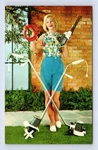 Pretty Blonde Woman Starflyte Hedge Trimmer Equipment Advertising Girl 1960S. Fixed Price $13.99.