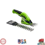 Ergonomic Cordless Shrub Shear And Hedge Trimmer Combo With Quick Blade Change. Fixed Price $59.99.