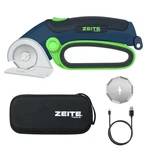 Zeite 4V Cordless Electric Scissors Cardboard Cutter W/ 2 Blades New Sealed. Fixed Price $30.00.