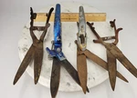 4X Vintage Antique Grass Snips Shears Scissors Trimmer Village Blacksmith Cutter. Fixed Price $24.95.