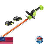 Sunchers 20V Max 22" Cordless Hedge Trimmer, Batteries & Charger. Fixed Price $97.68.