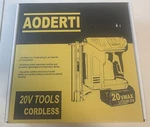 Aoderti Cordless Nail Gun For Dewalt 20V Max Battery. Fixed Price $70.00.