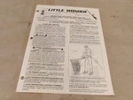 Little Wonder Instructions And Repair Parts Double Sided Electirc Hedge Trimmers. Fixed Price $14.99.