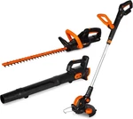 Wen 20V Cordless Combo Kit Hedge Trimmer String Blower. Fixed Price $235.99.
